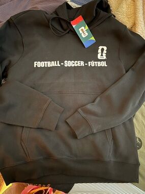 FIFA Black Men's Football Soccer Futbol Sweatshirt Hoodie WORLD CUP 2026
